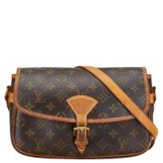 Louis Vuitton Vintage Pre-owned Canvas crossbodyvskor Brown, Dam