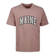 Sebago Rosa Bomull T-shirt med Framtryck Pink, Herr