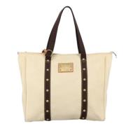 Louis Vuitton Vintage Pre-owned Canvas louis-vuitton-vskor White, Dam