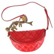 Balenciaga Vintage Pre-owned Laeder crossbodyvskor Red, Dam