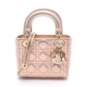 Dior Vintage Pre-owned Laeder handvskor Pink, Dam