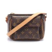 Louis Vuitton Vintage Pre-owned Canvas crossbodyvskor Brown, Dam