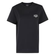 A.p.c. Madame Rue Standard T-shirt Black, Dam