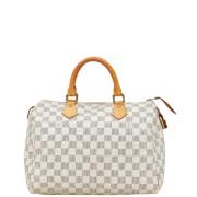 Louis Vuitton Vintage Pre-owned Canvas handvskor White, Dam