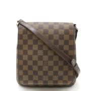 Louis Vuitton Vintage Pre-owned Plast axelremsvskor Brown, Dam