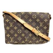 Louis Vuitton Vintage Pre-owned Canvas louis-vuitton-vskor Brown, Dam