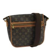 Louis Vuitton Vintage Pre-owned Canvas axelremsvskor Brown, Dam