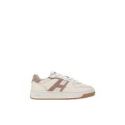 Hoff Läder Sneakers med Memory Foam Beige, Dam