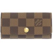 Louis Vuitton Vintage Pre-owned Canvas nyckelhllare Brown, Dam