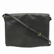 Louis Vuitton Vintage Pre-owned Laeder crossbodyvskor Black, Dam