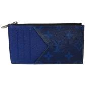 Louis Vuitton Vintage Pre-owned Laeder plnbcker Blue, Dam