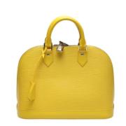 Louis Vuitton Vintage Pre-owned Laeder louis-vuitton-vskor Yellow, Dam