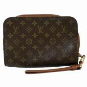 Louis Vuitton Vintage Pre-owned Canvas kuvertvskor Brown, Dam