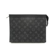 Louis Vuitton Vintage Pre-owned Canvas kuvertvskor Black, Dam