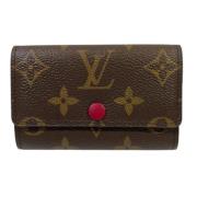 Louis Vuitton Vintage Pre-owned Tyg nyckelhllare Brown, Dam