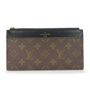 Louis Vuitton Vintage Pre-owned Laeder plnbcker Black, Dam