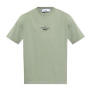 Stone Island T-shirt med logotyp Green, Herr