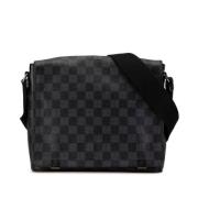 Louis Vuitton Vintage Pre-owned Canvas crossbodyvskor Black, Dam