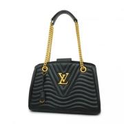 Louis Vuitton Vintage Pre-owned Tyg louis-vuitton-vskor Black, Dam