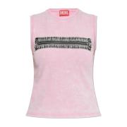 Diesel Top 'T-Arted' Pink, Dam