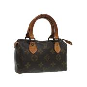 Louis Vuitton Vintage Pre-owned Canvas handvskor Brown, Dam