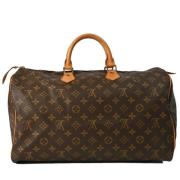 Louis Vuitton Vintage Pre-owned Canvas handvskor Brown, Dam