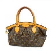 Louis Vuitton Vintage Pre-owned Tyg louis-vuitton-vskor Brown, Dam