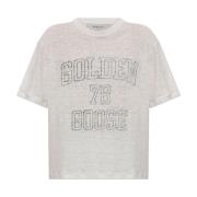 Golden Goose Svarta T-shirts och Polos Black, Dam