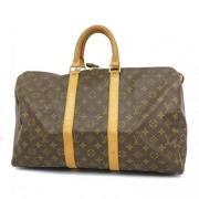 Louis Vuitton Vintage Pre-owned Tyg louis-vuitton-vskor Brown, Dam