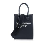 Dolce & Gabbana Kvinnors Axelväska Magnetknapp Black, Dam