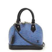 Louis Vuitton Vintage Pre-owned Laeder handvskor Blue, Dam