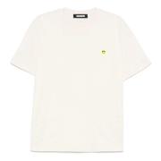 Barrow Vit Basic Tee Shirt Beige, Herr