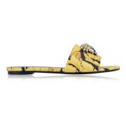 Versace Dam Läder Slip-On Sandaler Multicolor, Dam