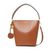 Stella McCartney Frayme Bucket Väska Brown, Dam