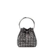 Jimmy Choo Bon Bon mini bucketväska Black, Dam