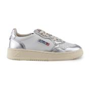 Autry Vit/Silver Bicolor Läder Sneakers White, Dam