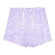 Sundek Herr Snörade Simshorts Purple, Herr