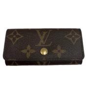 Louis Vuitton Vintage Pre-owned Tyg nyckelhllare Brown, Unisex