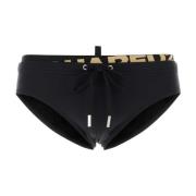 Dsquared2 Herr Swim Briefs för sommarlek Black, Herr