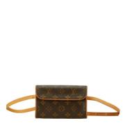 Louis Vuitton Vintage Pre-owned Canvas kuvertvskor Brown, Dam