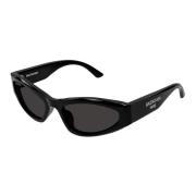 Balenciaga Bb0387S 001 Sunglasses Black, Dam