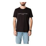 Tommy Jeans Herr Svart Tryck T-shirt Black, Herr