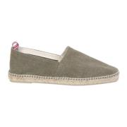 Castañer Gröna Canvas Espadrillos Mandel Tå Slip-On Green, Herr