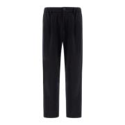 Herno Elastic Waist Trousers Blue, Herr