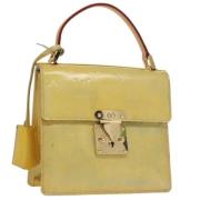 Louis Vuitton Vintage Pre-owned Laeder handvskor Yellow, Dam