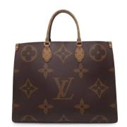 Louis Vuitton Vintage Pre-owned Canvas louis-vuitton-vskor Brown, Dam