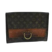 Louis Vuitton Vintage Pre-owned Canvas kuvertvskor Brown, Dam