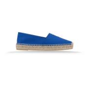 Prada Canvas Slip-On Espadrilles Blue, Dam