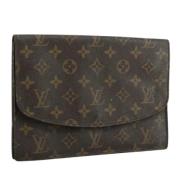 Louis Vuitton Vintage Pre-owned Canvas kuvertvskor Brown, Dam