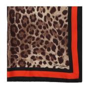 Dolce & Gabbana Stiliga Foulard Sjalar Brown, Dam